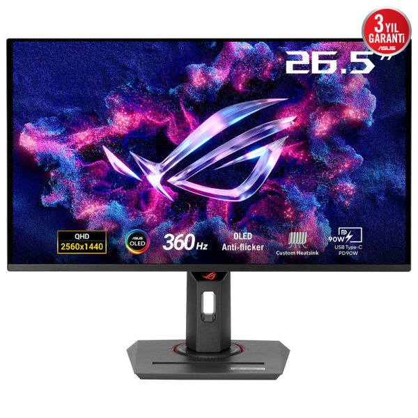 Asus Rog Strix Oled Xg27acdng 26 5 Inc 360hz 0 03ms 2k Qhd Adaptive Sync Qd Oled Pivot Gaming Monitor Y2