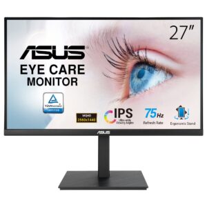 Asus Va27aqsb 27 Inc 75hz 1ms 2k Wqhd Adaptive Sync Ips Monitor 1