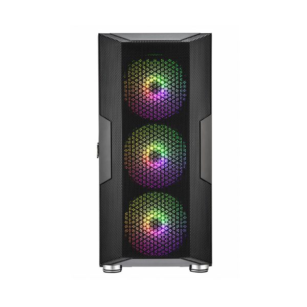 Fsp Cut592 Argb Temperli Cam Usb 3 0 E Atx Siyah Gaming Kasa 2
