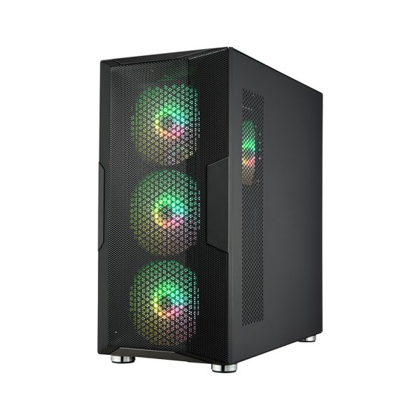 Fsp Cut592 Argb Temperli Cam Usb 3 0 E Atx Siyah Gaming Kasa 4