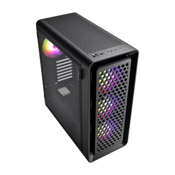 Fsp Cut593p Argb Temperli Cam Usb 3 0 Atx Siyah Gaming Kasa 3