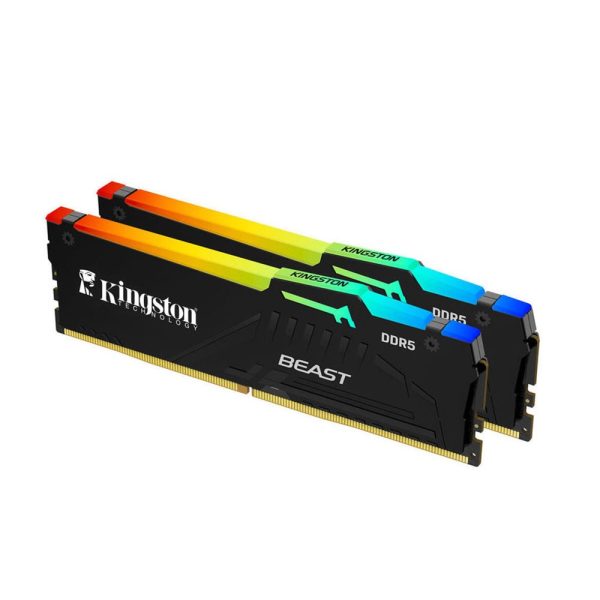 Kingston Beast Rgb 16gb 2x8gb 5600mhz Cl36 Amd Expo Intel Xmp Ddr5 Ram Kf556c36bbeak2 16tr 1