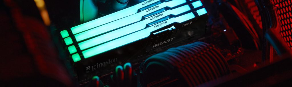 Kingston Beast Rgb 16gb 5600mhz Cl36 Amd Expo Intel Xmp Ddr5 Ram Kf556c36bbea 16tr H2