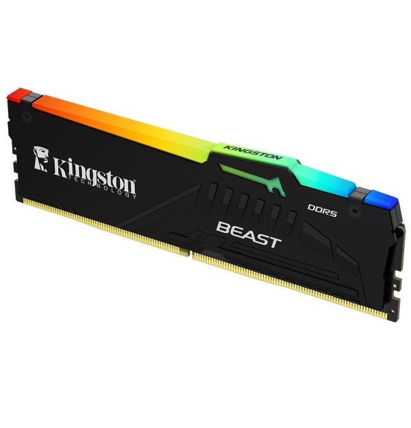 Kingston Beast Rgb 16gb 6000mhz Cl36 Amd Expo Intel Xmp Ddr5 Ram Kf560c36bbe2a 16tr 1