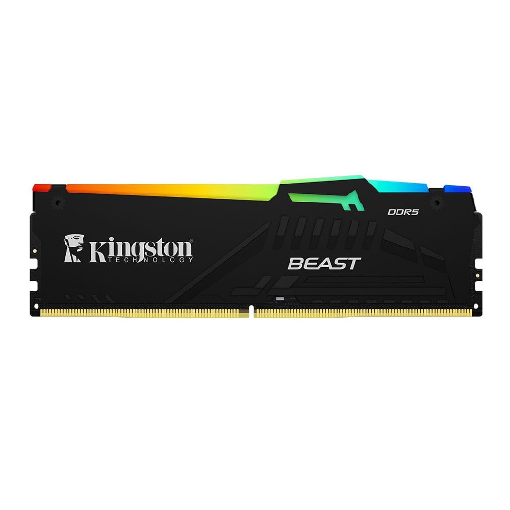 Kingston Beast Rgb 16gb 6000mhz Cl36 Amd Expo Intel Xmp Ddr5 Ram Kf560c36bbe2a 16tr