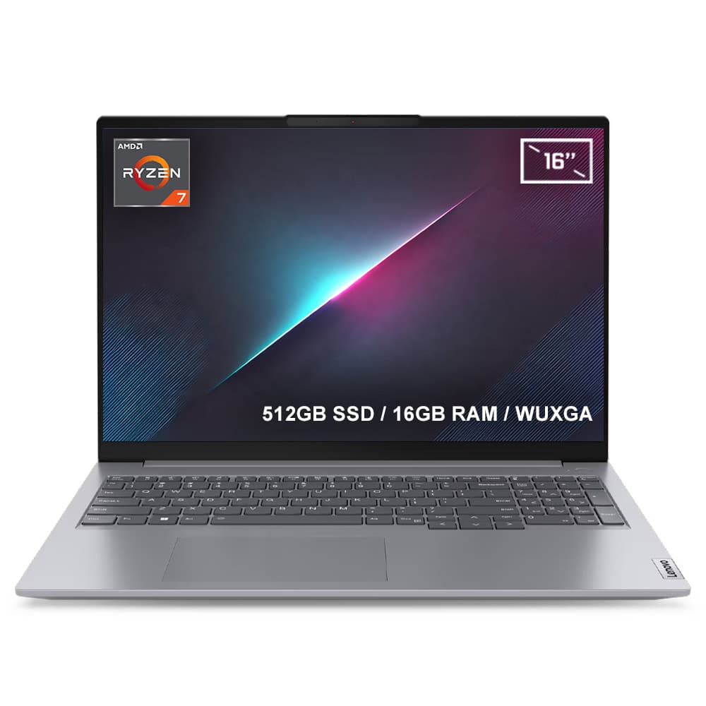 Lenovo Thinkbook 16 G6 Abp 21kk000wtr Amd Ryzen 7 7730u 16gb Ddr4 512gb Ssd 16 Inc Wuxga Freedos Laptop Yy1
