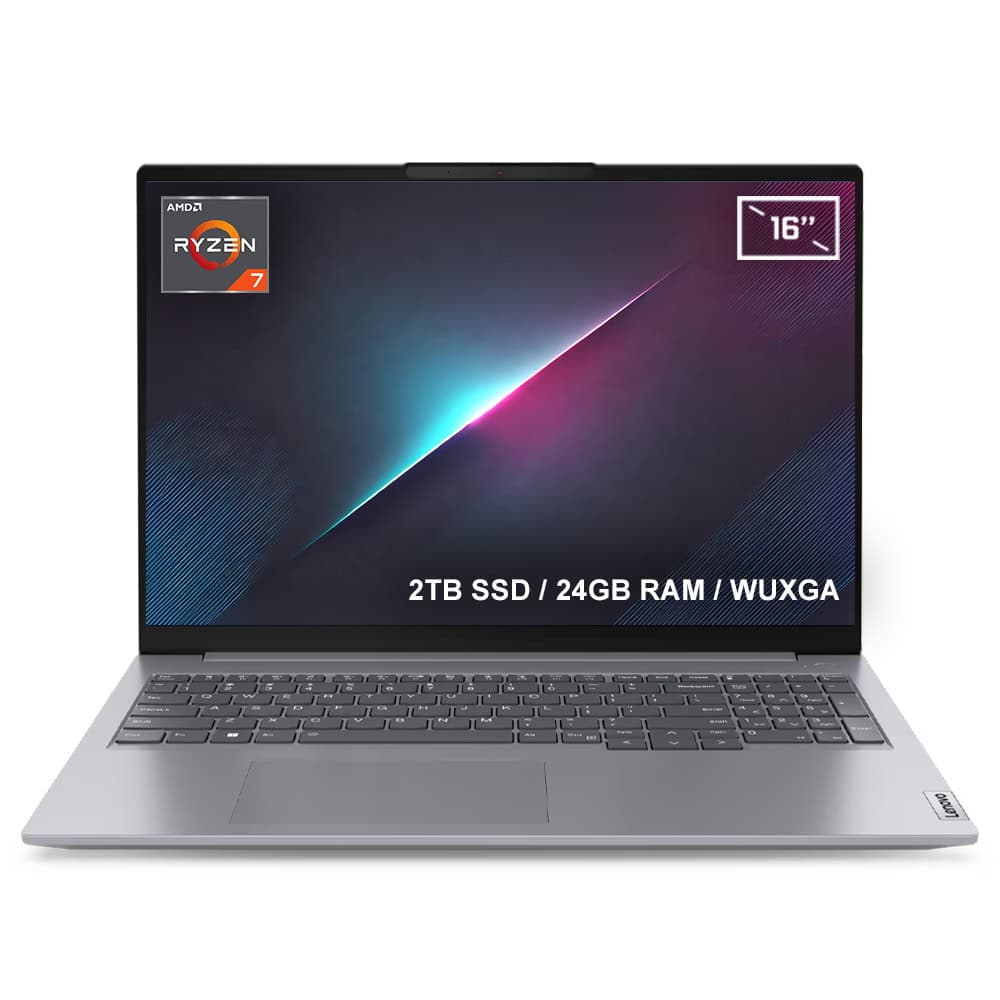 Lenovo Thinkbook 16 G6 Abp 21kk000wtrv6 Amd Ryzen 7 7730u 24gb Ddr4 2tb Ssd 16 Inc Wuxga Freedos Laptop Yy1