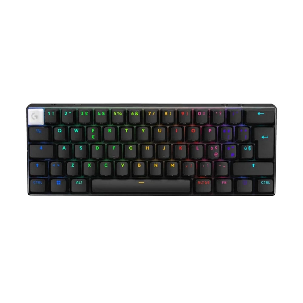 Logitech G Pro X 60 Lightspeed Tactile Ingilizce Rgb Kablosuz Siyah Gaming Klavye 920 011913 1