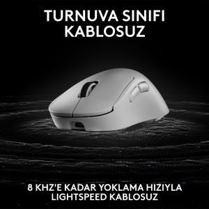 Logitech G Pro X Superlight 2 Dex Kablosuz Beyaz Gaming Mouse 1