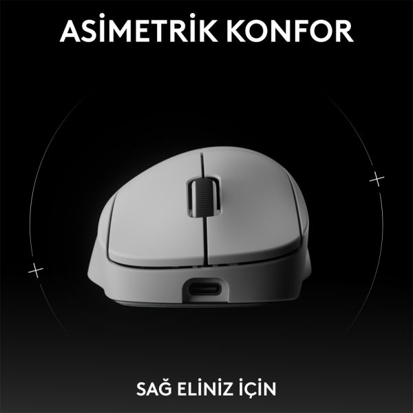 Logitech G Pro X Superlight 2 Dex Kablosuz Beyaz Gaming Mouse 3