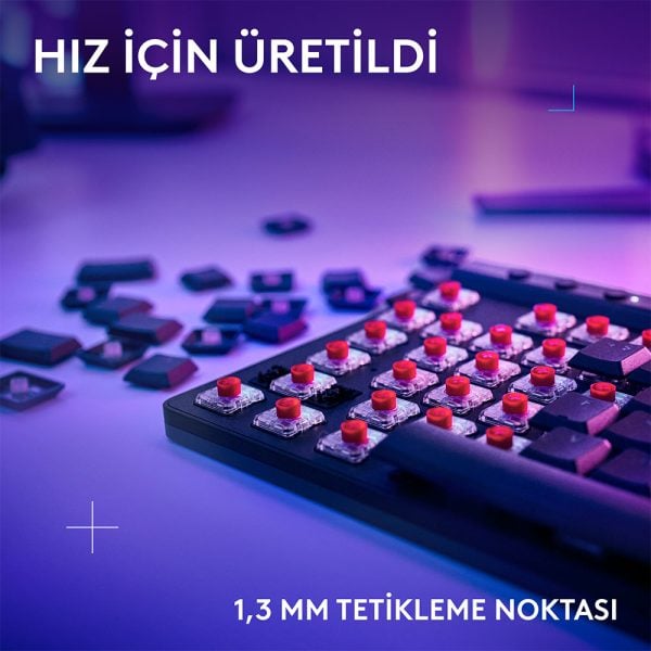 Logitech G515 Lightspeed Tkl Tactile Switch Ingilizce Rgb Kablosuz Siyah Gaming Klavye 920 012538 3