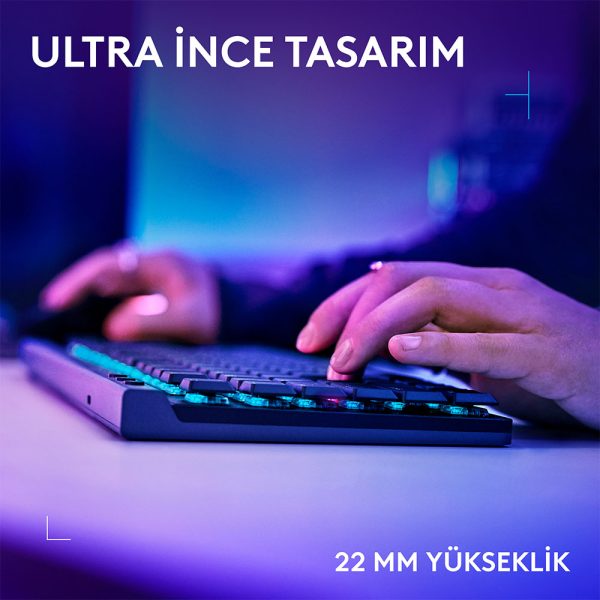 Logitech G515 Lightspeed Tkl Tactile Switch Ingilizce Rgb Kablosuz Siyah Gaming Klavye 920 012538 4