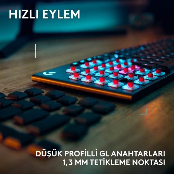 Logitech G915 X Lightspeed Tactile Switch Low Profile Rgb Ingilizce Gaming Klavye 920 012676 V4