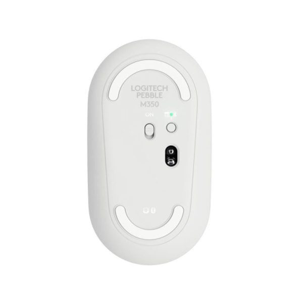 Logitech M350 Pebble Sessiz Kablosuz Kompakt Mouse Beyaz 910 005716 2