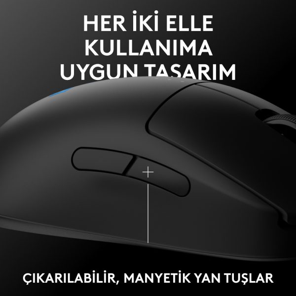Logitech Pro 2 Lightspeed Kablosuz Siyah Gaming Mouse V3