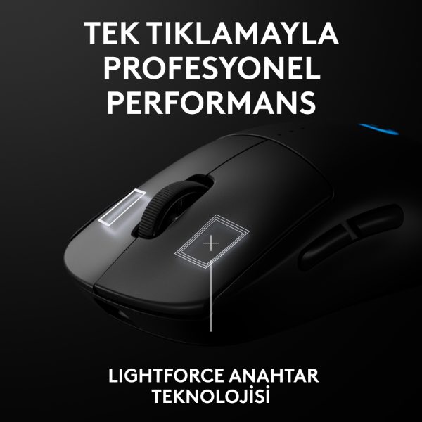 Logitech Pro 2 Lightspeed Kablosuz Siyah Gaming Mouse V6