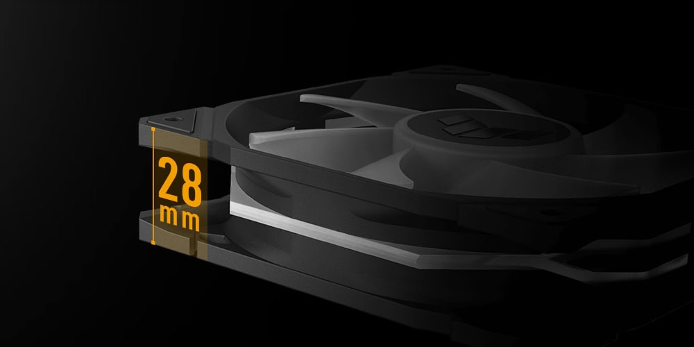TUF Gaming TR120 ARGB Reverse Fan - Single Pack TUF Gaming TR120 ARGB Reverse Fan - Single Pack