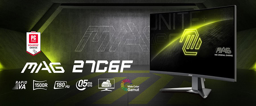 MSI MAG 27C6F Monitör H2