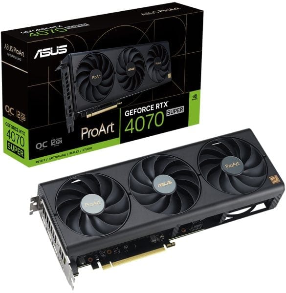 ProArt GeForce RTX™ 4070 SUPER 12GB GDDR6X OC Edition ProArt GeForce RTX™ 4070 SUPER 12GB GDDR6X OC Edition