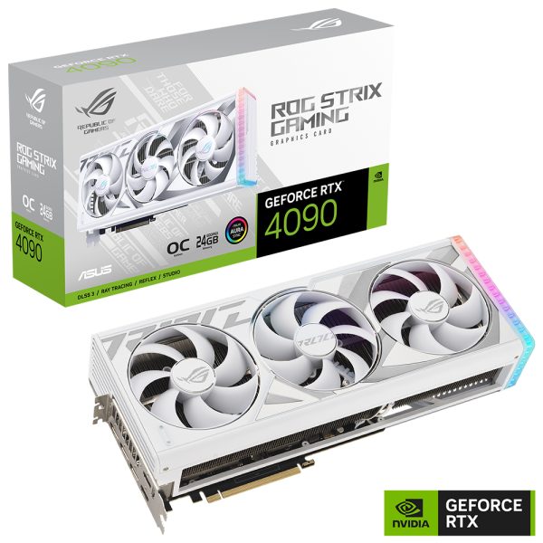 ROG Strix GeForce RTX 4090 24GB GDDR6X White OC Edition ROG Strix GeForce RTX 4090 24GB GDDR6X White OC Edition