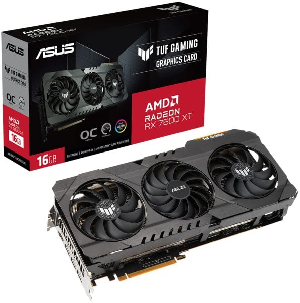 ASUS TUF Gaming Radeon™ RX 7800 XT OG OC Edition 16GB GDDR6 ASUS TUF Gaming Radeon™ RX 7800 XT OG OC Edition 16GB GDDR6