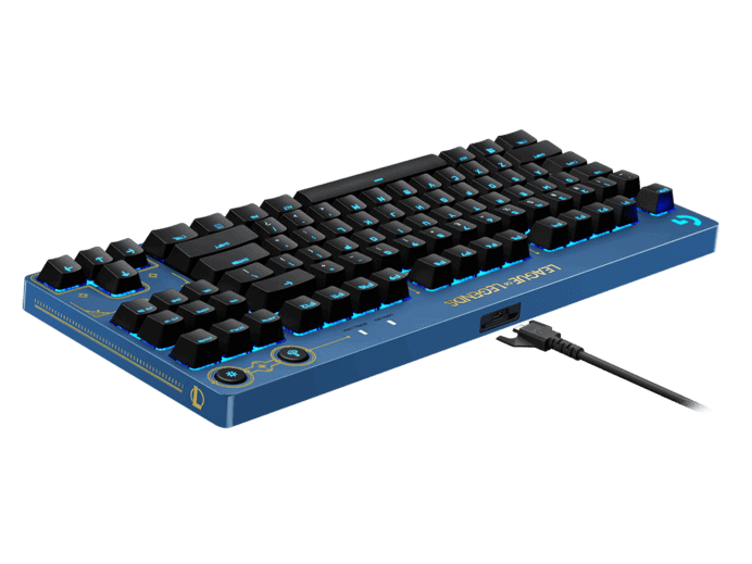 Logitech G Pro League Of Legends Edition Hextech Tactile Switch RGB Kablolu İngilizce Oyuncu Klavyesi (920-010537) a5