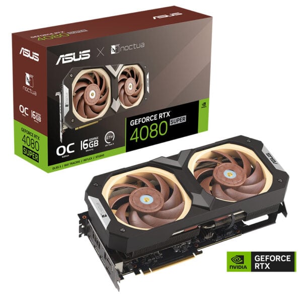 ASUS GeForce RTX™ 4080 SUPER 16GB GDDR6X Noctua OC Edition ASUS GeForce RTX™ 4080 SUPER 16GB GDDR6X Noctua OC Edition