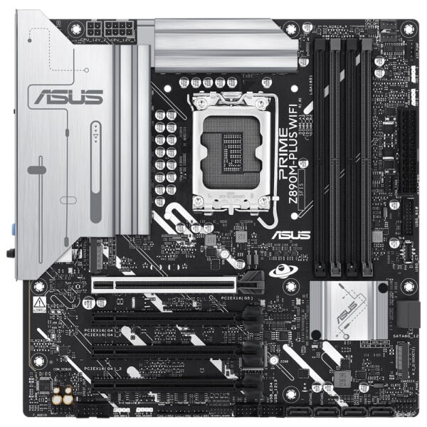 Asus Prime Z890m Plus Wifi 8400mhz Oc Ddr5 Soket Lga1851 M 2 Hdmi Dp Matx Anakart Y2