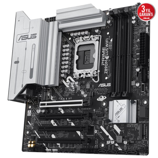 Asus Prime Z890m Plus Wifi 8400mhz Oc Ddr5 Soket Lga1851 M 2 Hdmi Dp Matx Anakart Y4