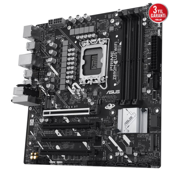 Asus Prime Z890m Plus Wifi 8400mhz Oc Ddr5 Soket Lga1851 M 2 Hdmi Dp Matx Anakart Y5