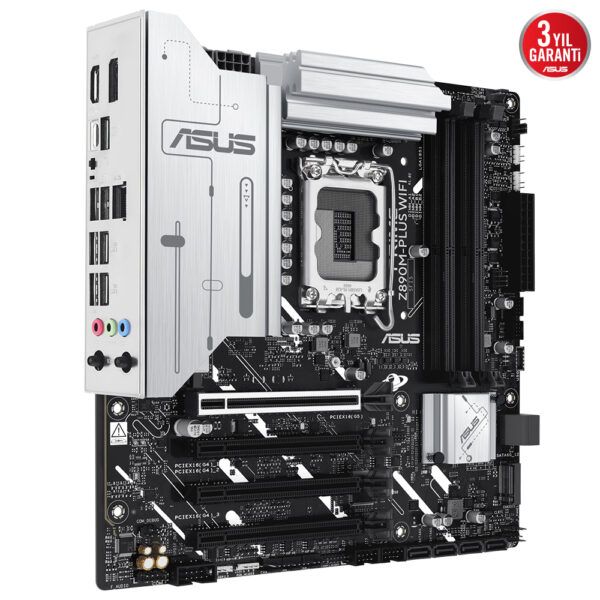 Asus Prime Z890m Plus Wifi 8400mhz Oc Ddr5 Soket Lga1851 M 2 Hdmi Dp Matx Anakart Y7