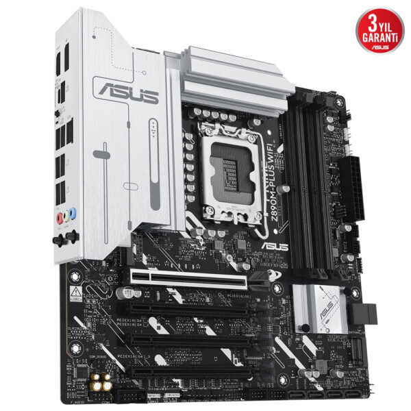 Asus Prime Z890m Plus Wifi 8400mhz Oc Ddr5 Soket Lga1851 M 2 Hdmi Dp Matx Anakart Y8