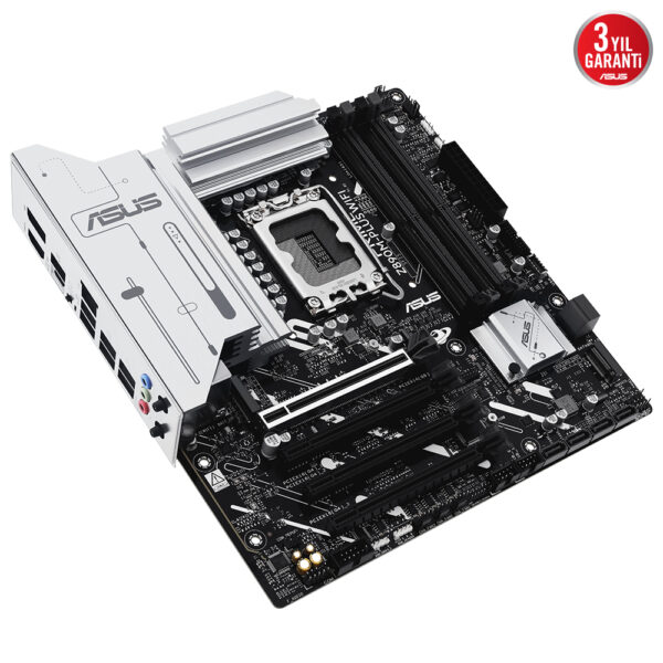 Asus Prime Z890m Plus Wifi 8400mhz Oc Ddr5 Soket Lga1851 M 2 Hdmi Dp Matx Anakart Y9