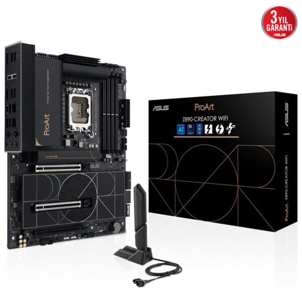 Asus Proart Z890 Creator Wifi 8600mhz (oc) Ddr5 Soket Lga1851 M.2 Atx Anakart 2