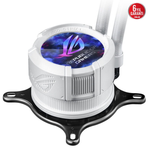 Asus Rog Strix Lc Iii 360 Argb Lcd Beyaz 360mm Intel Amd Uyumlu İşlemci Sıvı Soğutucu 7