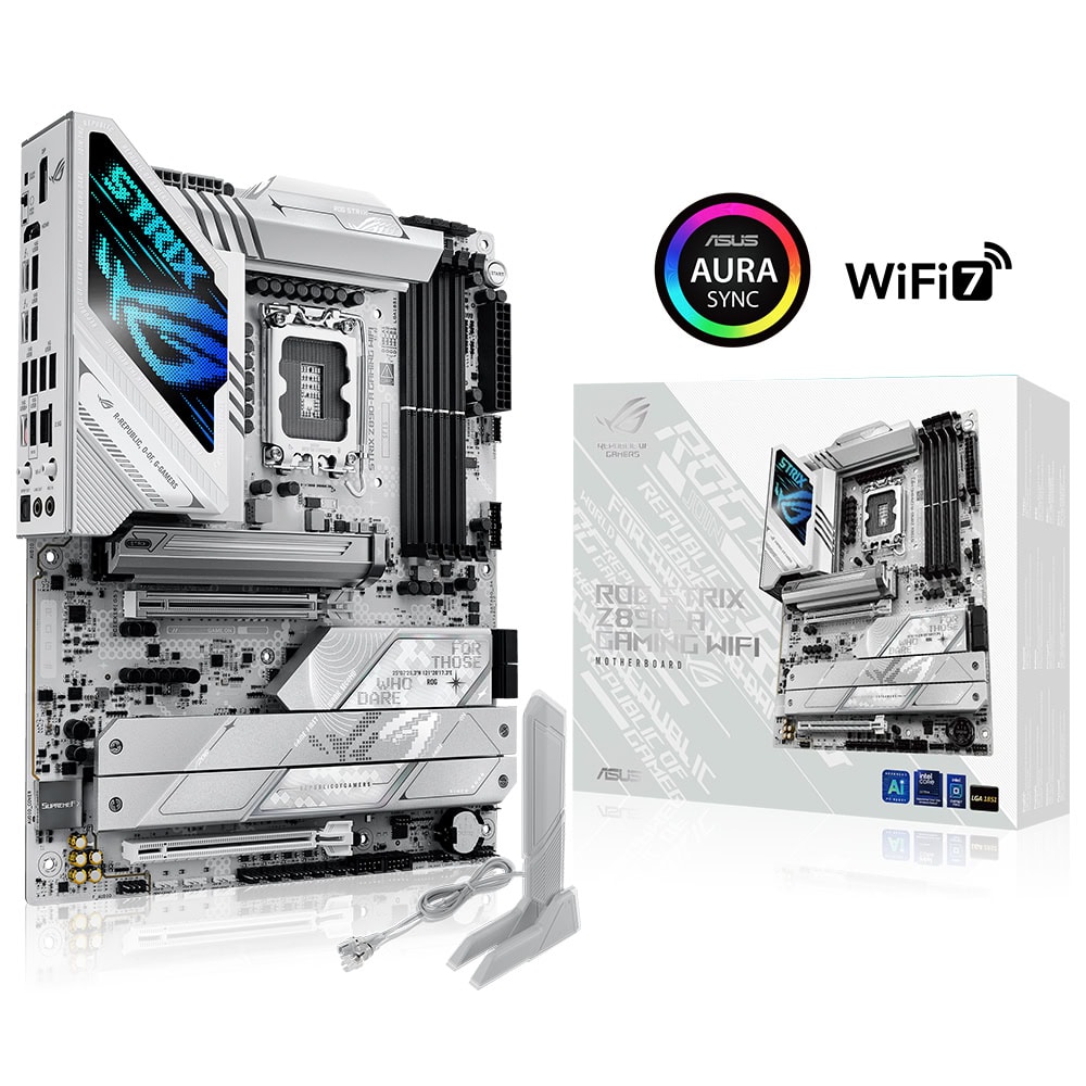 Asus Rog Strix Z890 A Gaming Wifi 8600mhz Oc Ddr5 Soket Lga1851 M 2 Hdmi Dp Atx Anakart Y1