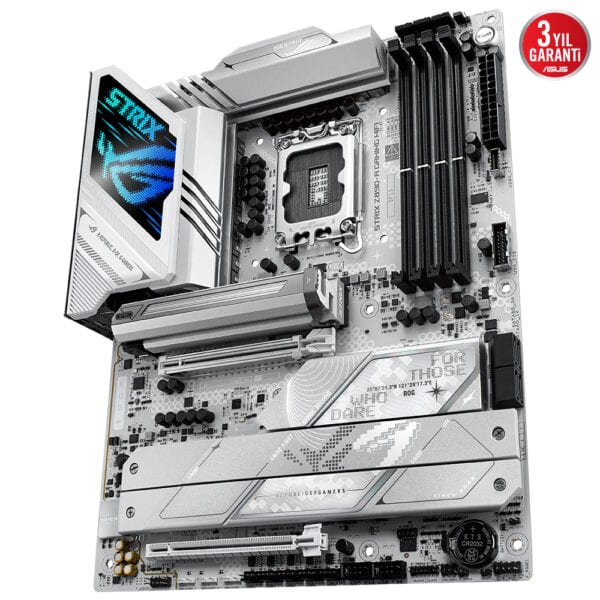 Asus Rog Strix Z890 A Gaming Wifi 8600mhz Oc Ddr5 Soket Lga1851 M 2 Hdmi Dp Atx Anakart Y3