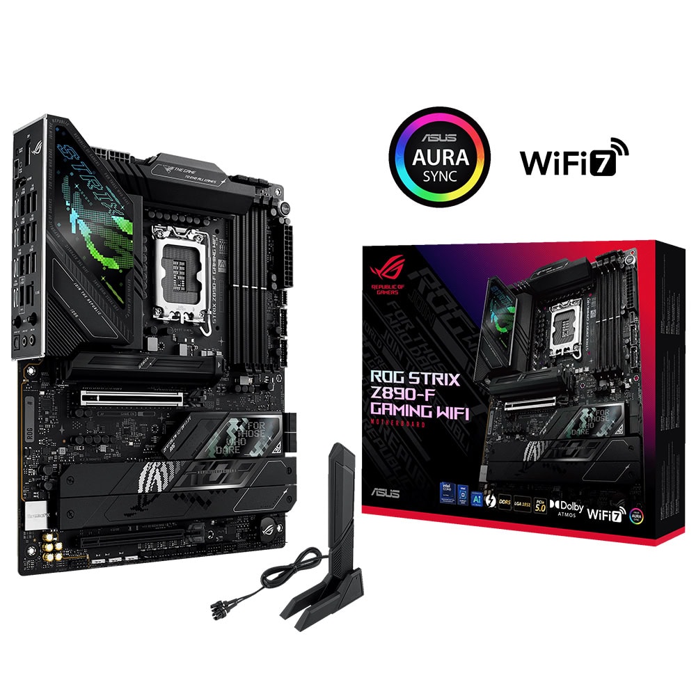 Asus Rog Strix Z890 F Gaming Wifi 8600mhz Oc Ddr5 Soket Lga1851 M 2 Hdmi Dp Atx Anakart Y1