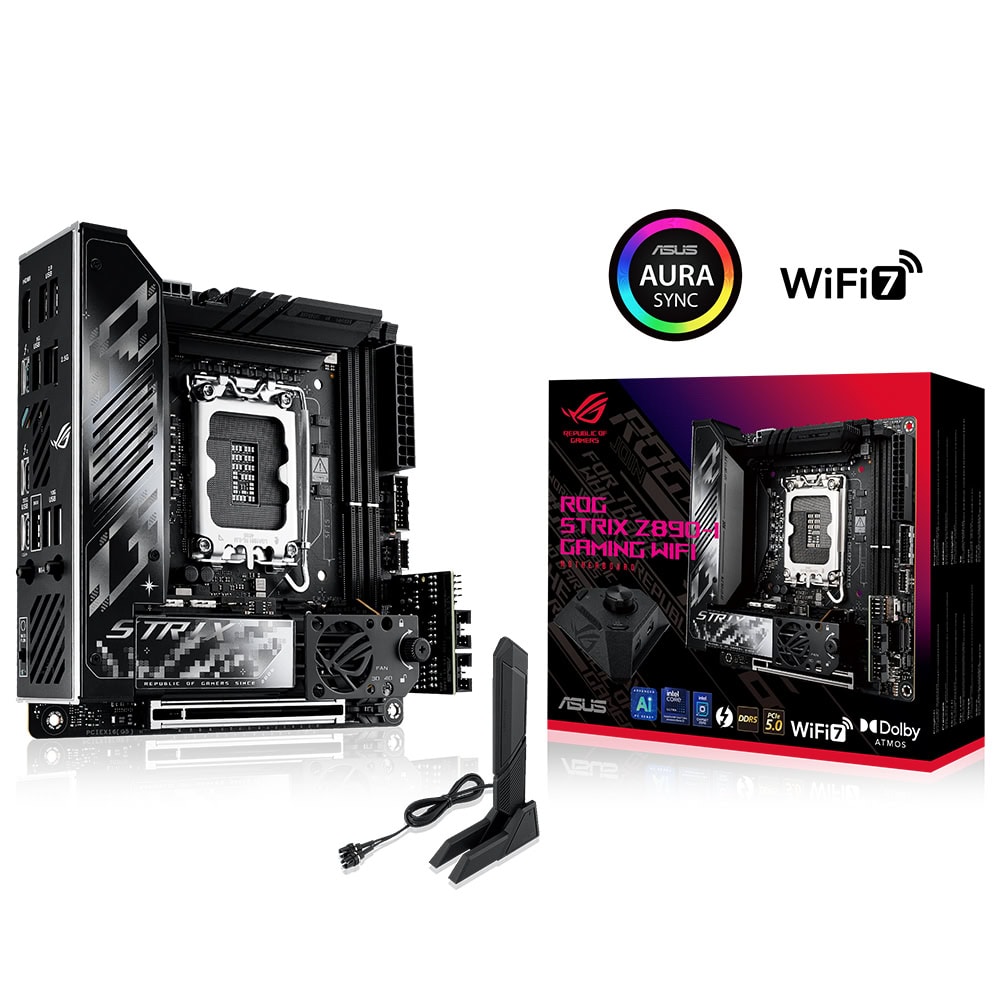 Asus Rog Strix Z890 I Gaming Wifi 8800mhz Oc Ddr5 Soket Lga1851 M 2 Hdmi Mini Itx Anakart Y1