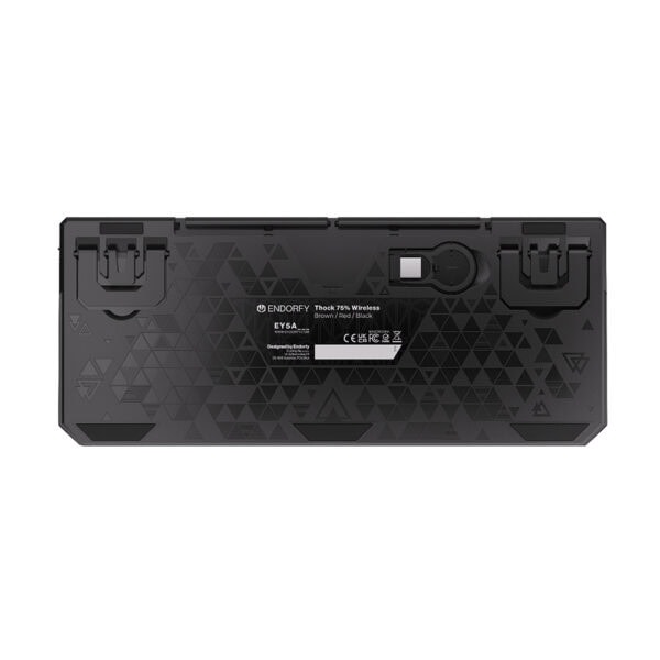 Endorfy Thock 75 Wireless Kailh Red Switch Rgb Ingilizce Mekanik Siyah Gaming Mini Klavye Ey5a073 8