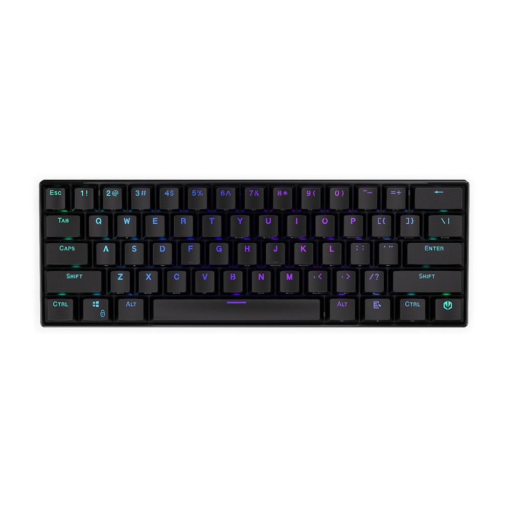 Endorfy Thock Compact Wireless Kailh Red Switch Rgb Ingilizce Mekanik Siyah Gaming Mini Klavye Ey5a068 1