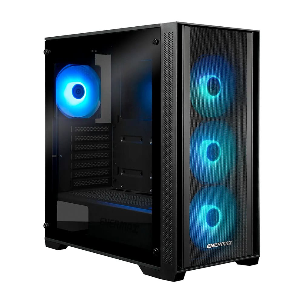 Enermax Starryfort Sf217 Argb Temperli Cam Usb 3 0 Mid Tower Atx Maxpro Iii 600w Gaming Kasa 1