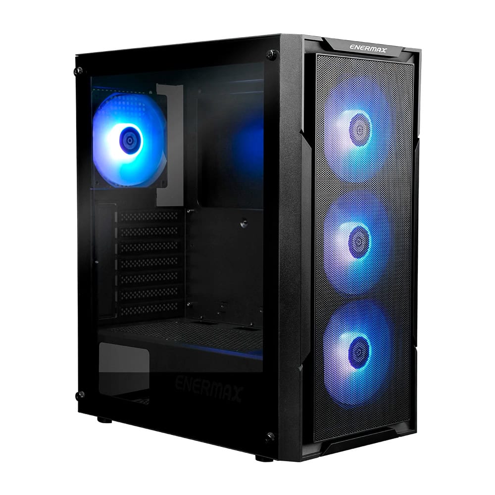 Enermax Starryfort Sf60 Argb Temperli Cam Usb 3 0 Mid Tower Atx Maxpro Iii 600w Gaming Kasa 1