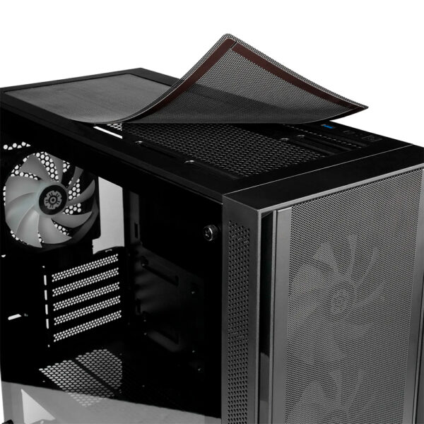 Enermax Starryfort Sf70f Argb Temperli Cam Usb 3 0 Mid Tower Matx Maxpro Iii 700w Gaming Kasa 6
