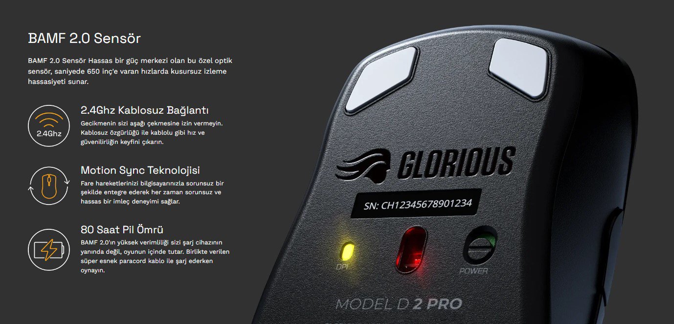 Glorious Model D 2 Pro Mouse yh3