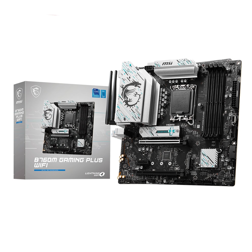 Msi B760m Gaming Plus Wifi 6800mhz Oc Ddr5 Soket Lga1700 M 2 Hdmi Dp Matx Anakart 1
