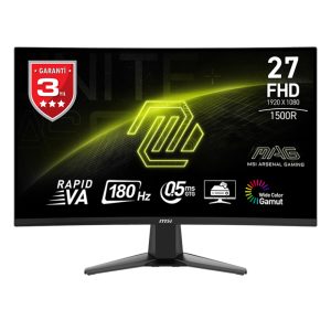 Msi Mag 27c6f 27 Inc 180hz 0 5ms Full Hd Adaptive Sync Rapid Va Gaming Monitor 1