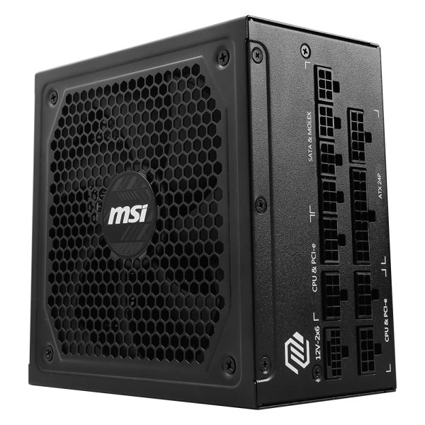 Msi Mag A1250gl Pcie5 1250w 80 Gold Full Moduler 135mm Fanli Psu 4