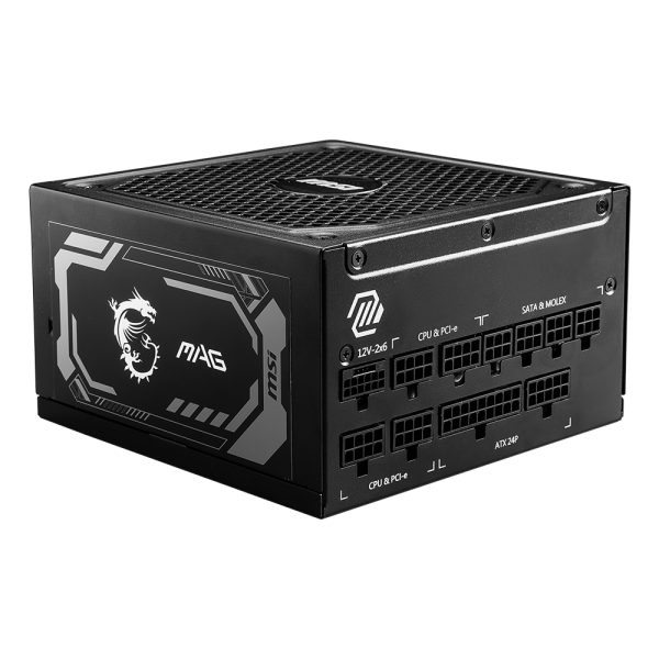 Msi Mag A1250gl Pcie5 1250w 80 Gold Full Moduler 135mm Fanli Psu 9
