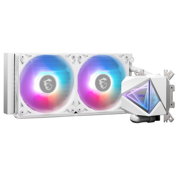 Msi Mag Coreliquid I240 Argb 240mm Intel Amd Uyumlu Beyaz Islemci Sivi Sogutucu 6